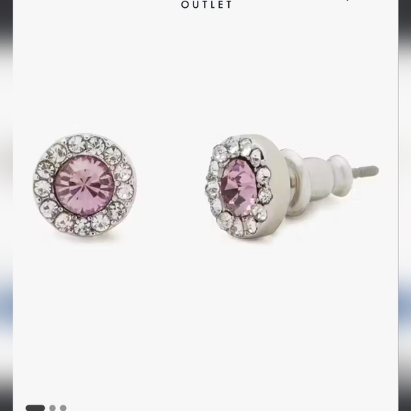 Kate Spade You're a gem Pave Halo studs - Picture 3 of 7